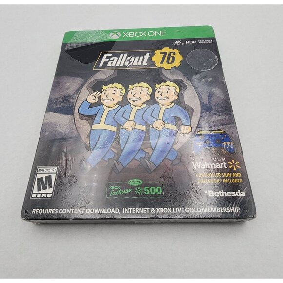 Xbox One Fallout 76 Steelbook + controller skin edition new sealed - Picture 1 of 4